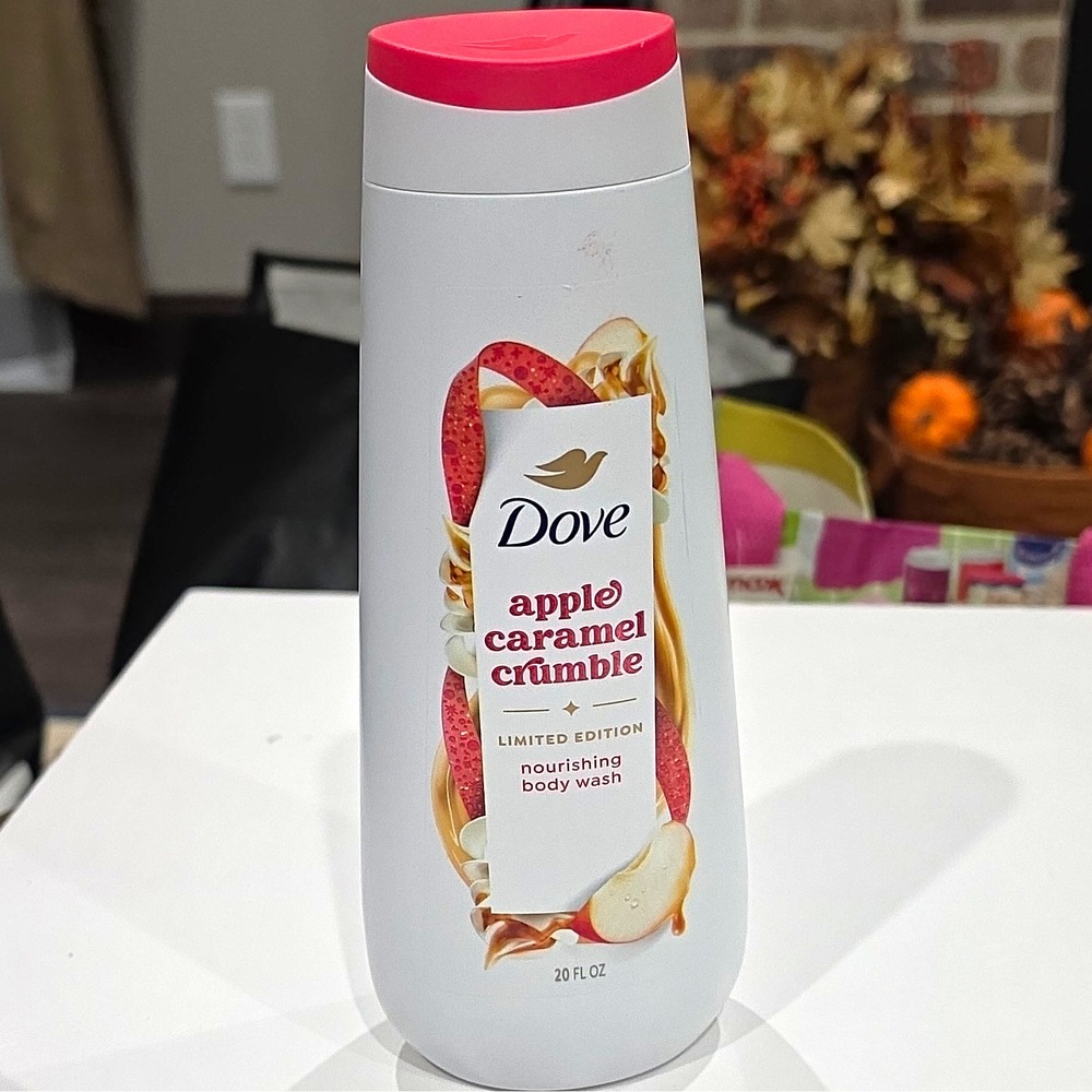Dove Apple Caramel Crumble Limited Edition Body Wash No Sulfates 20 fl oz
